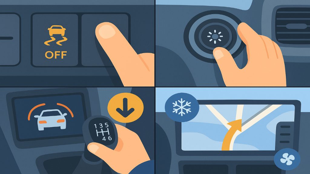 Winter Buttons and Tech