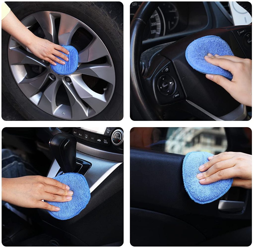 FONAROLL Microfiber Wax Applicator Pads