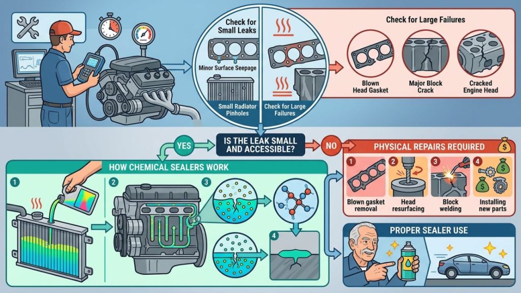 Diagnostic Check: Will a Chemical Sealer Actually Fix Your Car